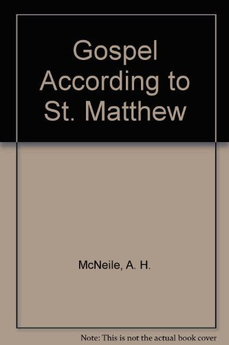 Gospel According to St. Matthew,Used