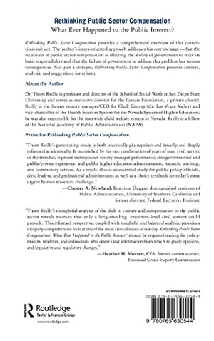 Rethinking Public Sector Compensation: What Ever Happened to the Public Interest?,Used