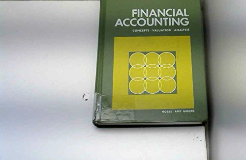 Financial accounting: concepts, valuation, analysis,Used