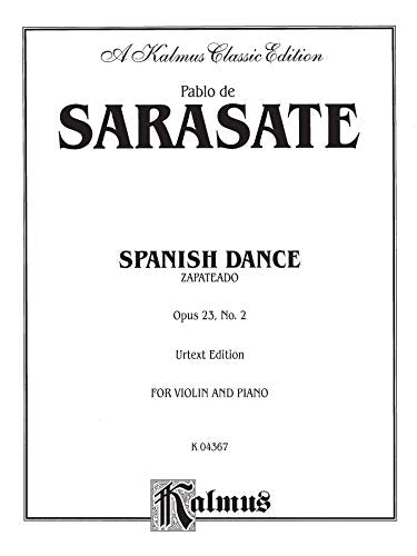 Spanish Dance, Op. 23, No. 2 (Zapateado) (Kalmus Edition),Used