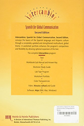 Intercambios: Spanish for Global Communication (College Spanish Series),Used