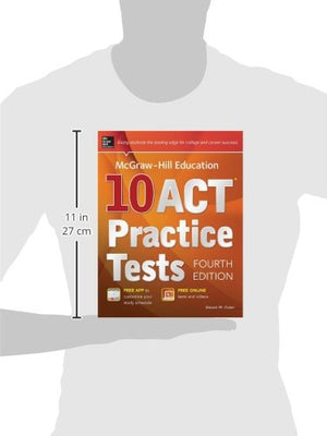 Mcgrawhill Education 10 Act Practice Tests, Fourth Edition,Used