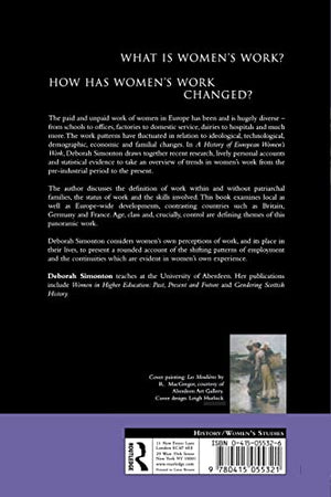 A History of European Women's Work,Used