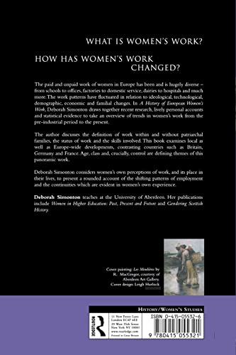 A History of European Women's Work,Used