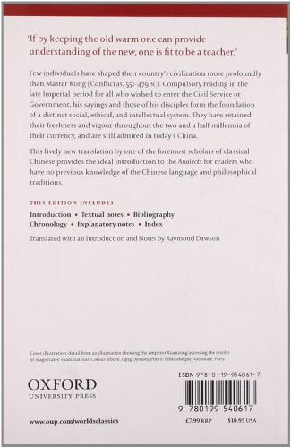 The Analects (Oxford World's Classics),New