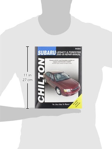 Chilton Total Car Care Subaru Legacy 20002009 & Forester 20002008 Repair Manual