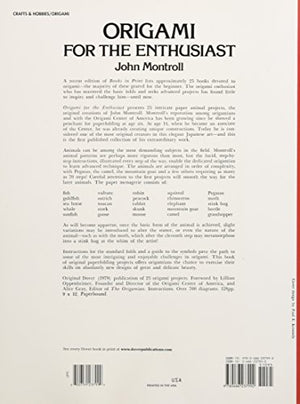 Origami For The Enthusiast: Stepbystep Instructions In Over 700 Diagrams,Used