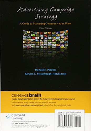 Advertising Campaign Strategy: A Guide to Marketing Communication Plans,Used
