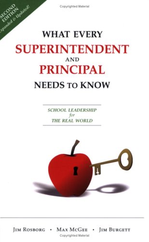 What Every Superintendent and Principal Needs to Know,Used