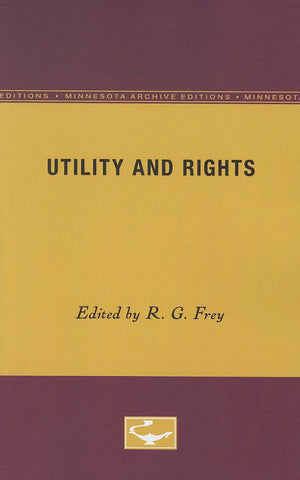 Utility and Rights (Minnesota Archive Editions),Used
