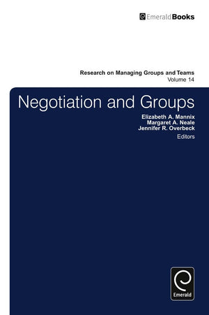 Negotiation In Groups (Research On Managing Groups And Teams, 14),Used