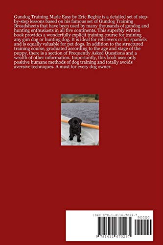 Gundog Training Made Easy,Used