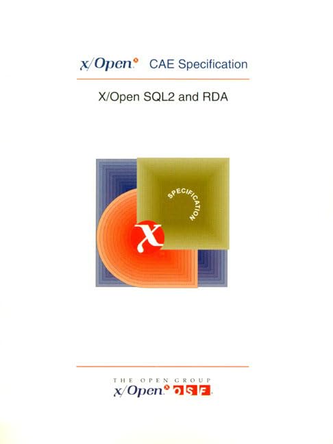 X/Open SQL and RDA (2nd Edition),Used
