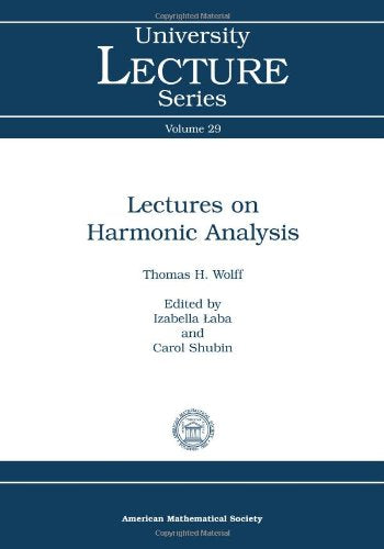 Lectures on Harmonic Analysis (University Lecture Series),Used