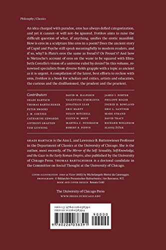 Erotikon: Essays on Eros, Ancient and Modern,Used