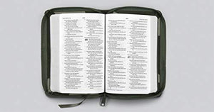 Crossway ESV Compact Bible - Canvas with Zipper, Camo Design, English Standard Version