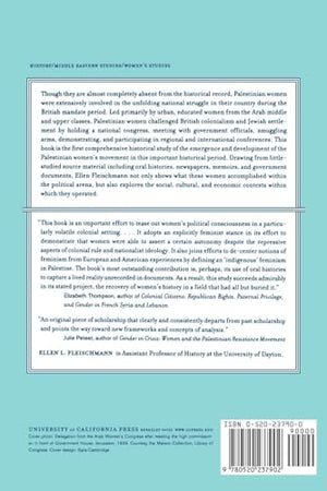 The Nation and Its 'New' Women: The Palestinian Women's Movement, 19201948,New