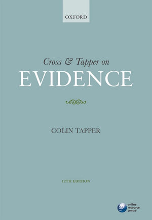 Cross & Tapper on Evidence,Used