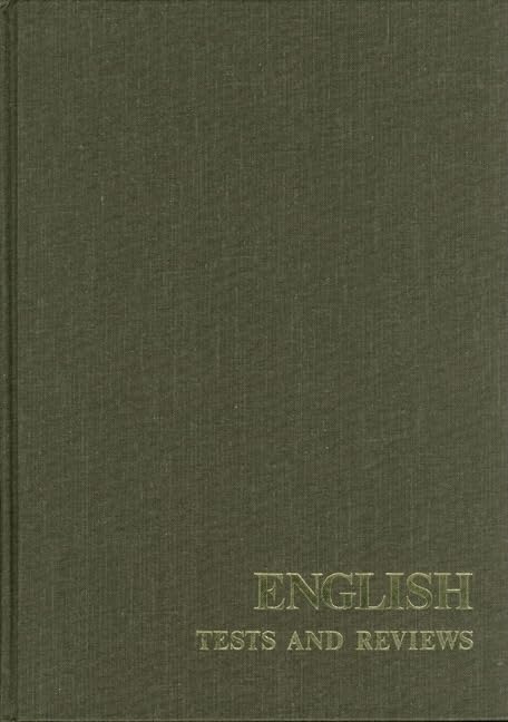 English Tests and Reviews (Tests in Print (Buros)),Used