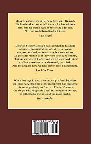 Dietrich FischerDieskau: A Biography,Used