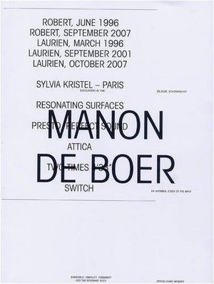 Manon de Boer,Used
