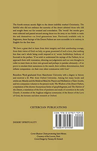 The Sayings Of The Desert Fathers: The Alphabetical Collection (Volume 59),New
