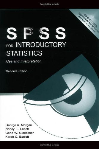 SPSS for Introductory Statistics: Use and Interpretation, Second Edition (Volume 2),Used