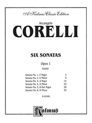 Six Sonatas, Op. 1 (Kalmus Edition),Used