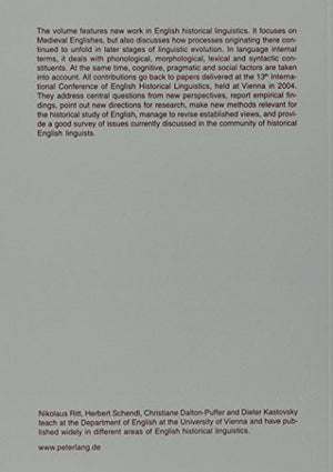 Medieval English and Its Heritage: Structure, Meaning and Mechanisms of Change (Studies in English Medieval Language and Literat,Used