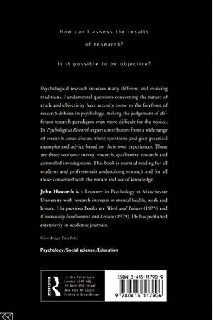 Psychological Research (Lecture Notes in Statistics; 109),Used