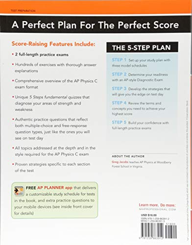 5 Steps to a 5: AP Physics C 2018,Used