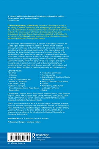 Routledge History of Philosophy Volume Iii,Used