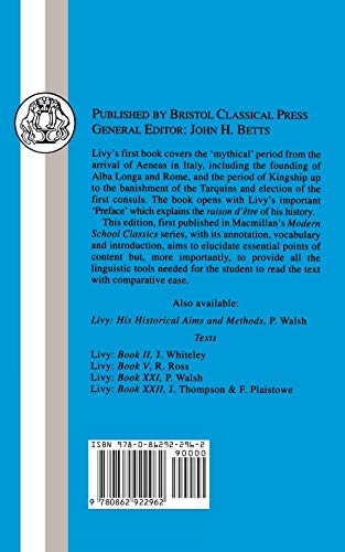 Livy: Book I (Latin Texts),Used