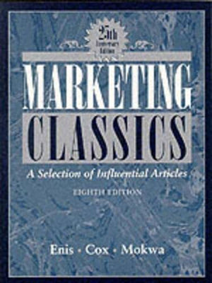 Marketing Classics: A Selection of Influential Articles,New