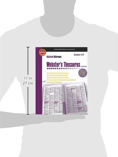 Webster's Thesaurus, Grades 4  8 (Notebook Reference),Used