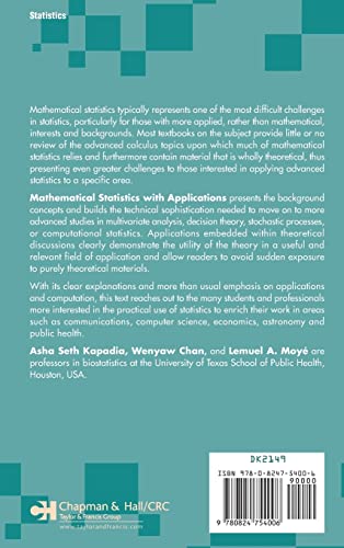 Mathematical Statistics With Applications (Statistics: A Series of Textbooks and Monographs),Used