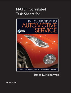 NATEF Correlated Task Sheets for Introduction to Automotive Service,Used