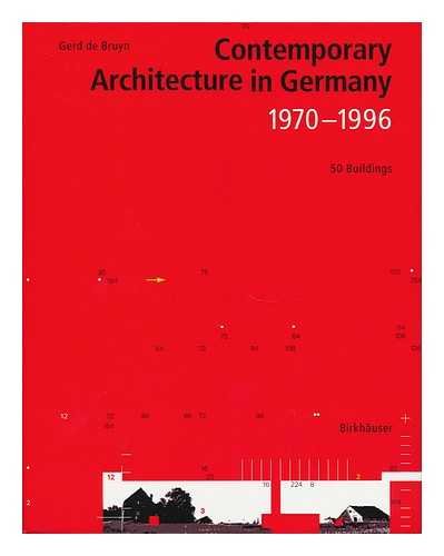 Contemporary Architecture in Germany 19701996: 50 Buildings,Used