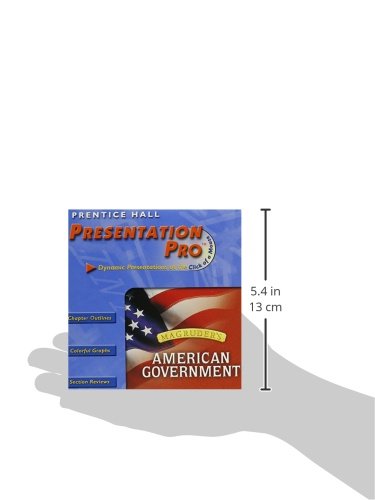 Magruder's American Government Presentation Pro CDROM 2001c,Used