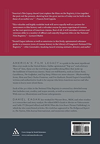 America's Film Legacy: The Authoritative Guide to the Landmark Movies in the National Film Registry,Used