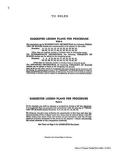 Treasury of Scales for Band and Orchestra: Conductor,Used