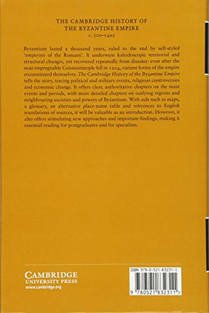The Cambridge History of the Byzantine Empire c.5001492,Used