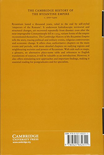 The Cambridge History of the Byzantine Empire c.5001492,Used