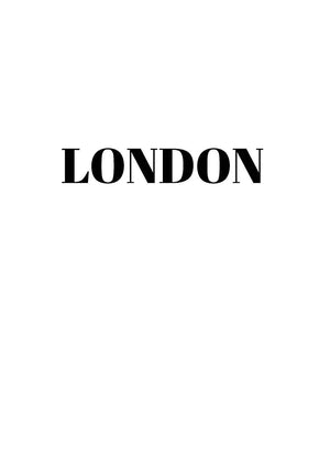 London: Hardcover White Decorative Book for Decorating Shelves, Coffee Tables, Home Decor, Stylish World Fashion Cities Design,Used