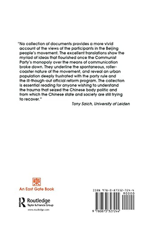 China's Search for Democracy: The Students and Mass Movement of 1989: The Students and Mass Movement of 1989,Used