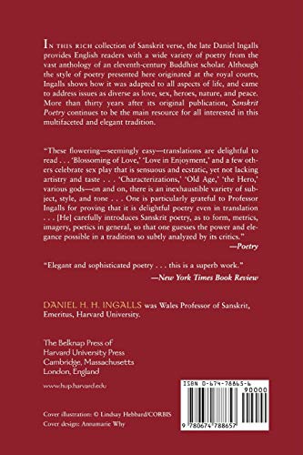 Sanskrit Poetry From Vidyakara'S Treasury,New