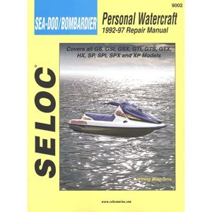 Personal Watercraft: SeaDoo/Bombardier, 199297 (Seloc Marine TuneUp and Repair Manuals),Used