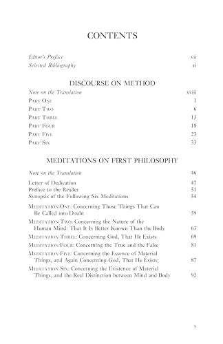 Discourse On Method And Meditations On First Philosophy, 4Th Ed.