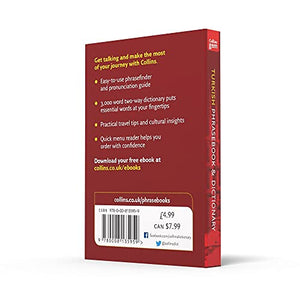 Collins Gem Turkish Phrasebook & Dictionary,Used