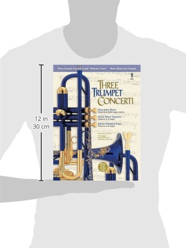 Three Trumpet Concerti: Music Minus One Trumpet,Used